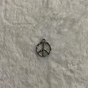 Peace Symbol Charm Pendant
